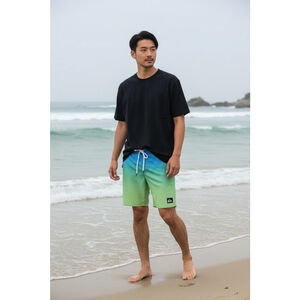 Mems Quiksilver techlite 20” boardshort blue green